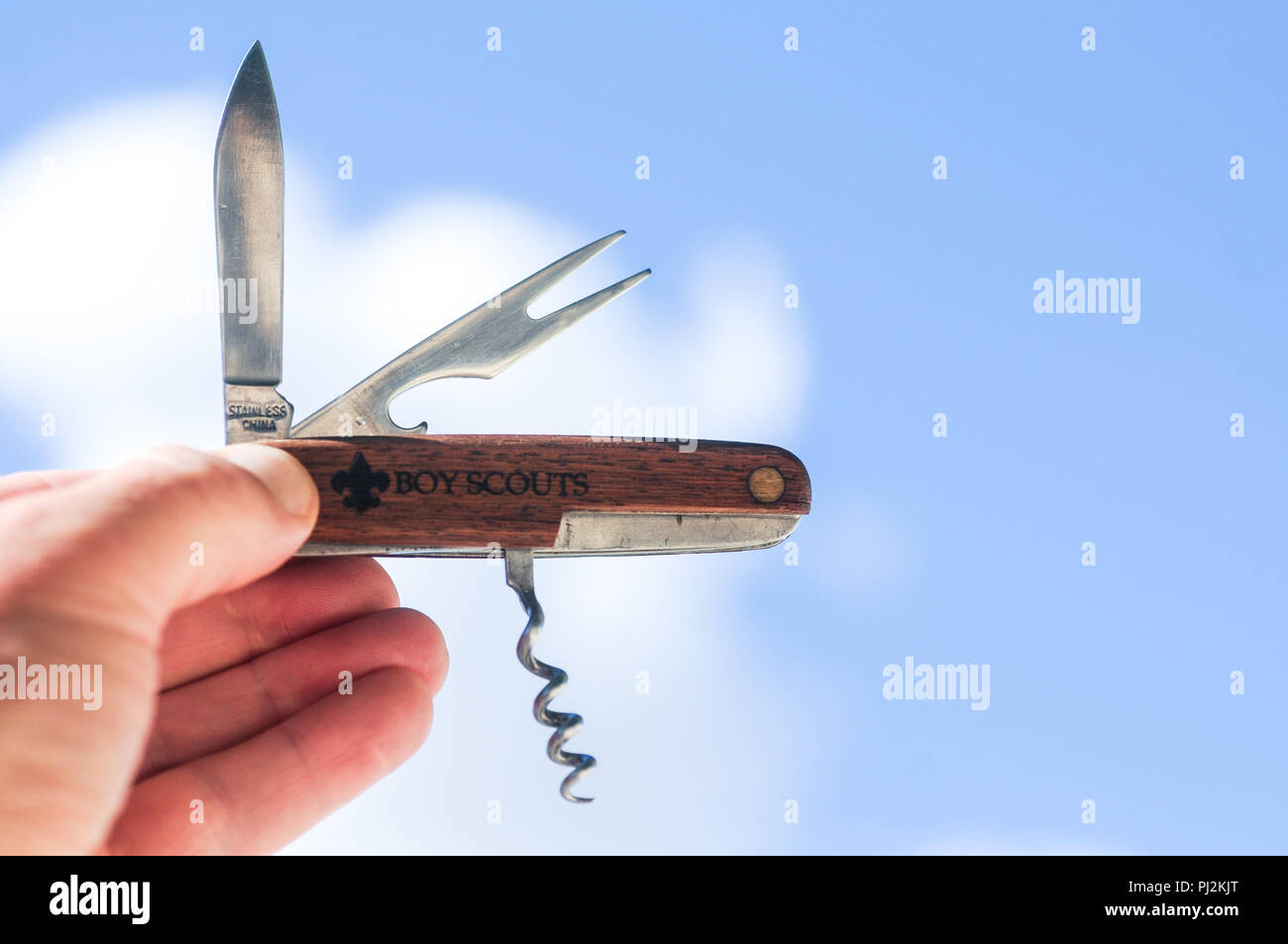 Boy scout knife hires stock photography and images Alamy