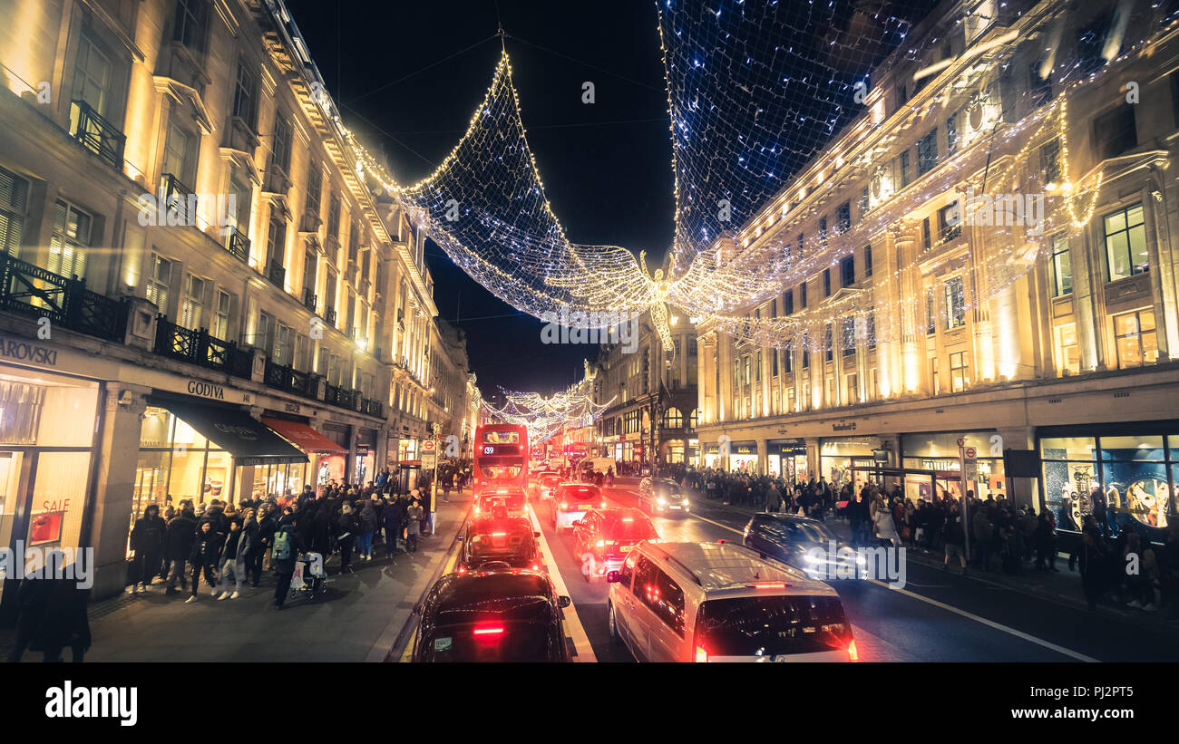 Oxford circus christmas lights hires stock photography and images Alamy