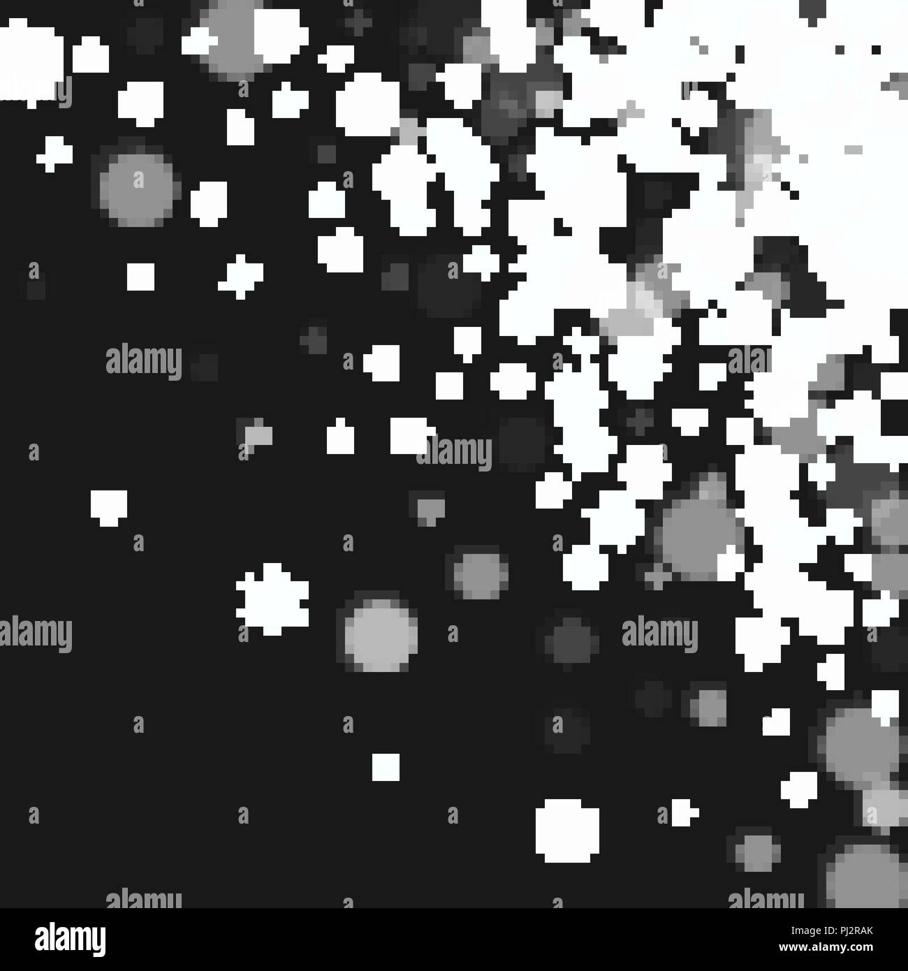 New year background with white frosty snowflakes Stock Vector Image ...