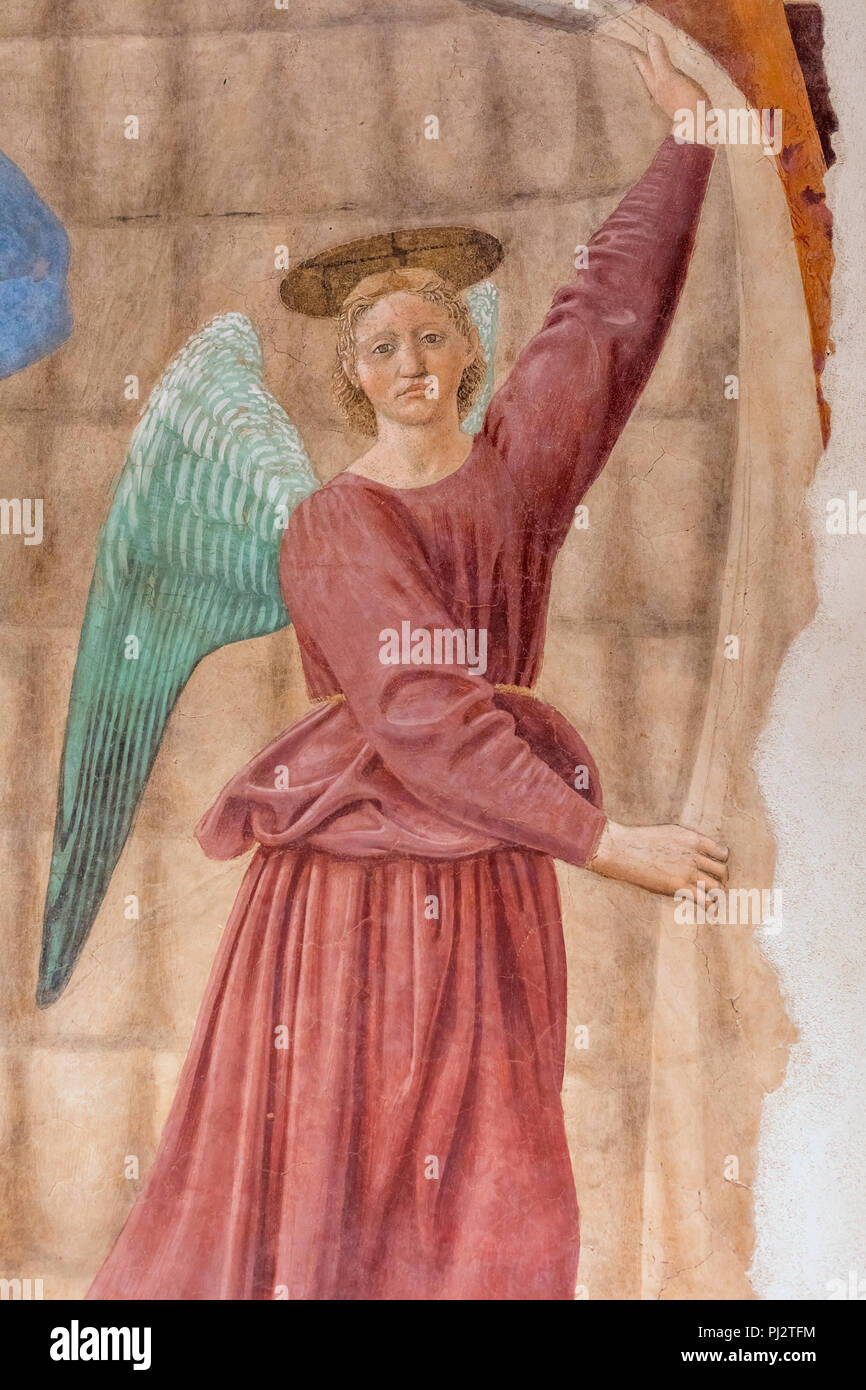 Madonna del Parto, Piero della Francesca, Museo della Madonna del Parto, Monterchi, Arezzo, Tuscany, Italy Stock Photo