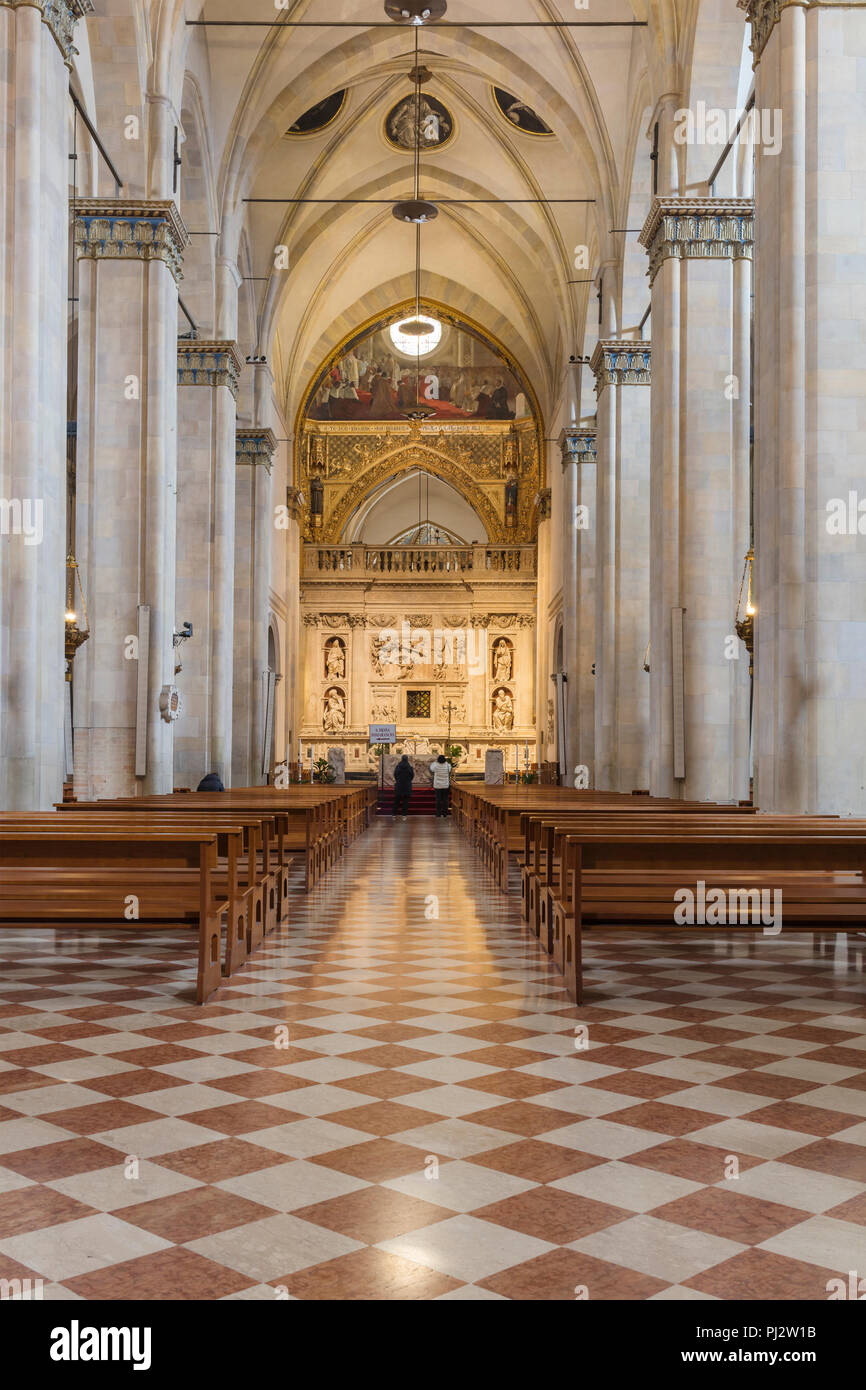 Basilica della Santa Casa interior, Loreto, Ancona, Marche, Italy Stock Photo