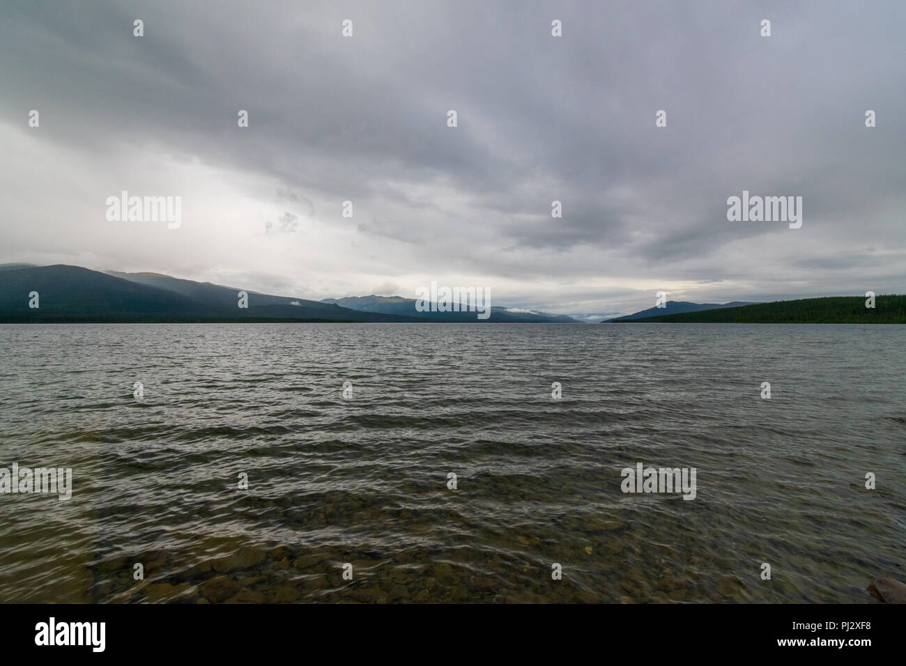 Quiet Lake Is A Remote Lake Along The South Canol Road, Yukon, Canada