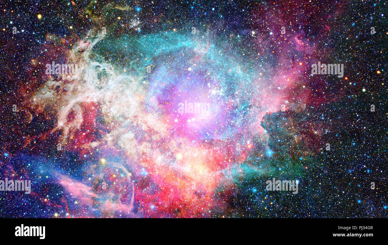 Nebula in space. Big bang. Elements of this image furnished by NASA Stock  Photo - Alamy