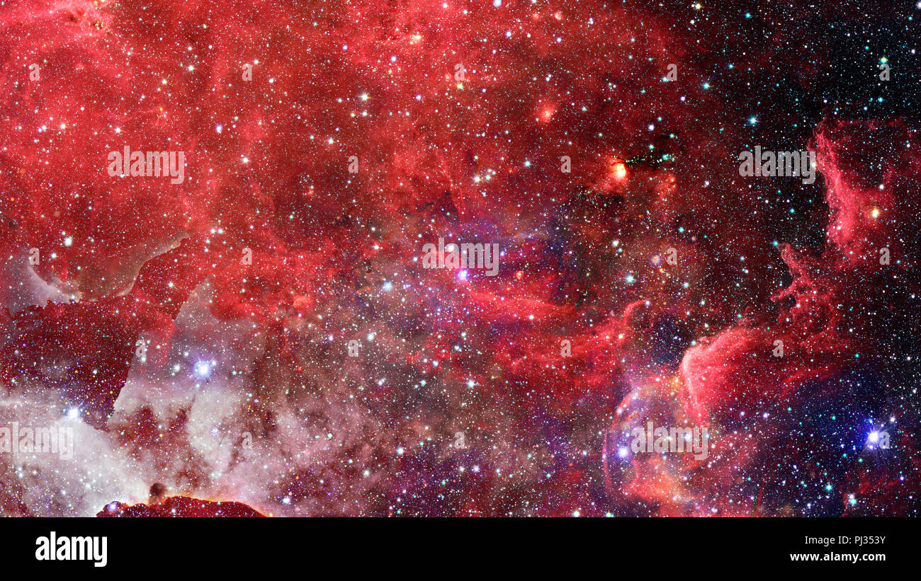 Universe filled with stars, nebula and galaxy. Elements of this image ...