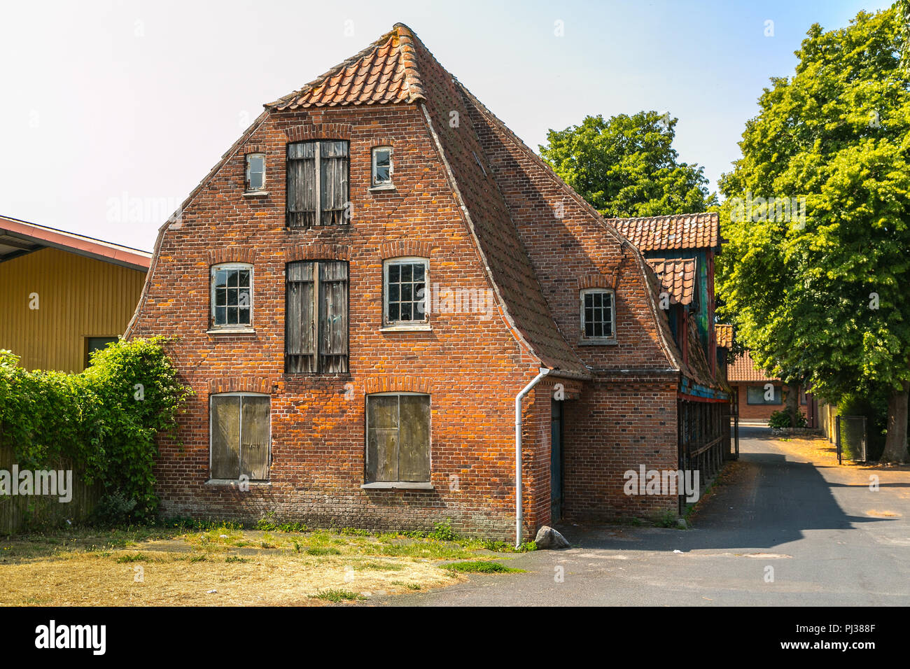 Plums Gaard, most famous commercial houses Stock Photo