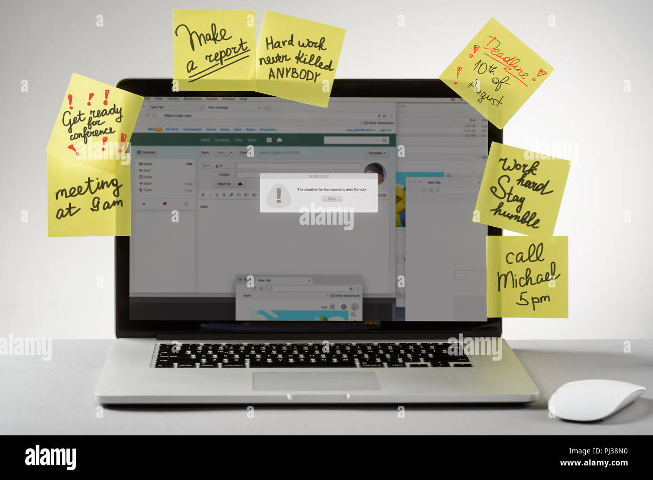 An ideal workplace in the office Stock Photo