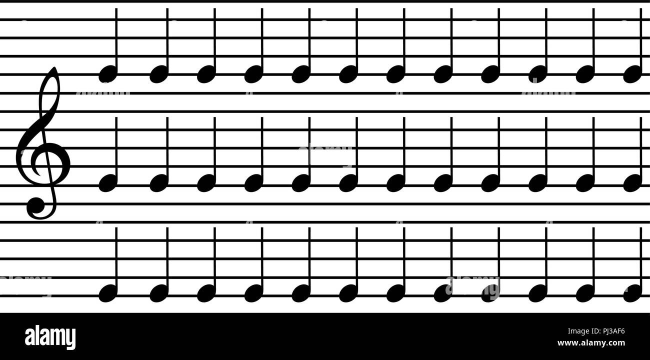 Music note sound line hi-res stock photography and images - Alamy