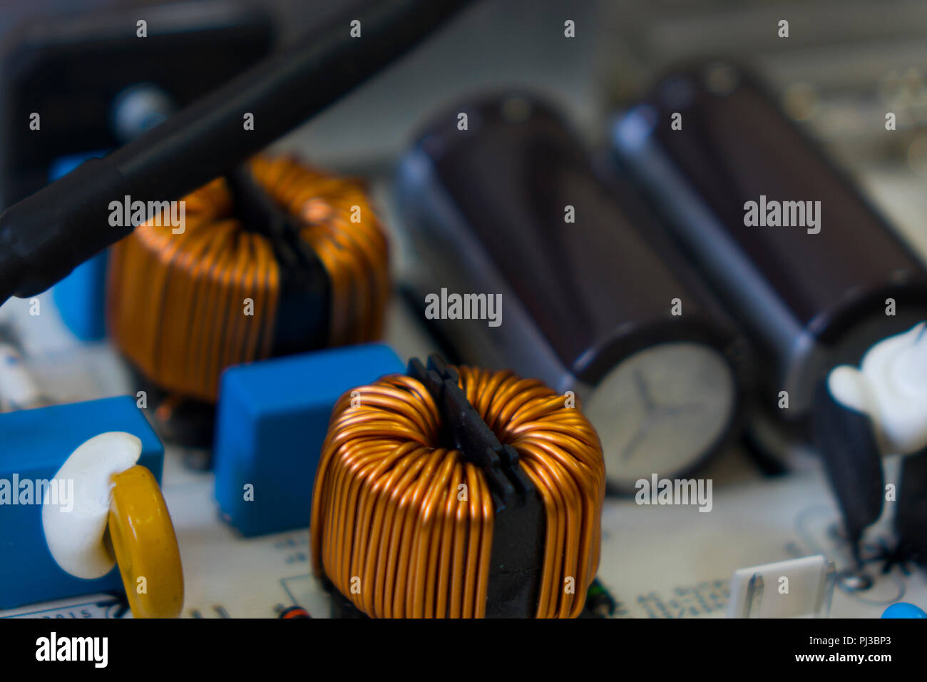 Lcd tv motherboard, electronic components on circuits board Stock Photo -  Alamy