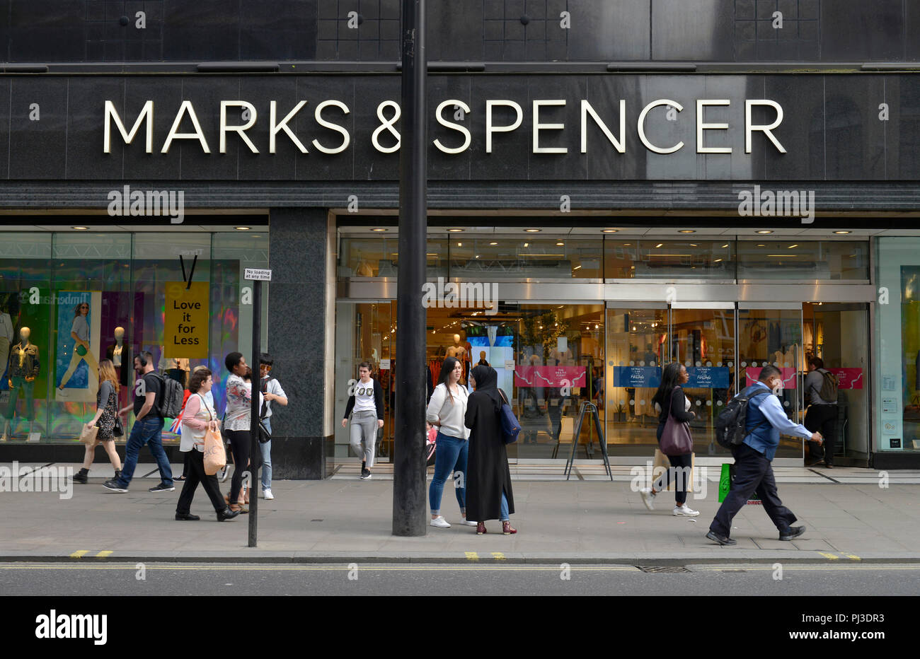 Marks & Spencer, Oxford Street, London, England, Grossbritannien Stock