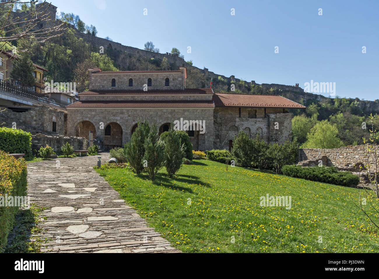 Medieval Holy Forty Martyrs Church in city of Veliko Tarnovo, Bulgaria Stock Photo