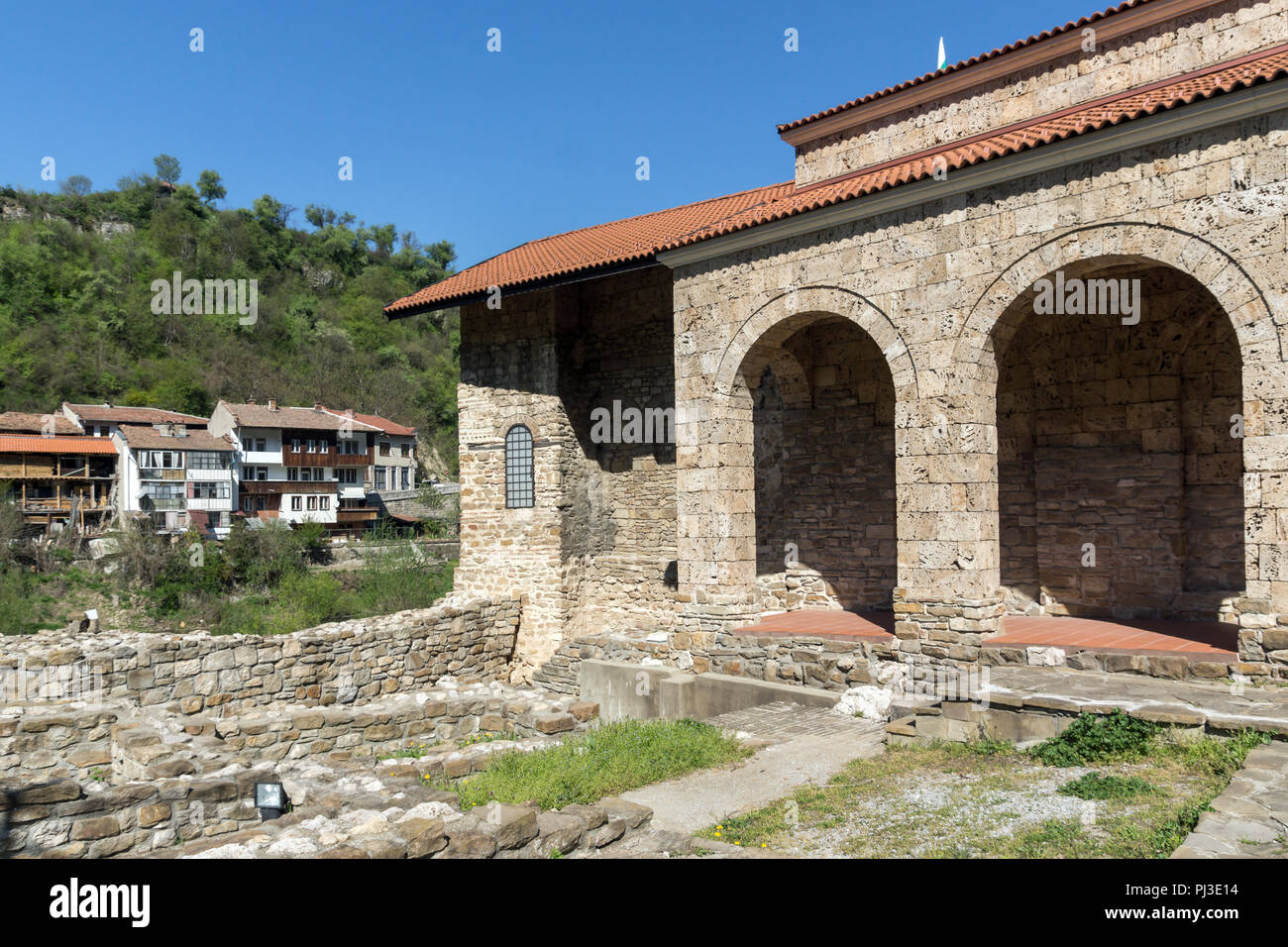 Medieval Holy Forty Martyrs Church in city of Veliko Tarnovo, Bulgaria Stock Photo