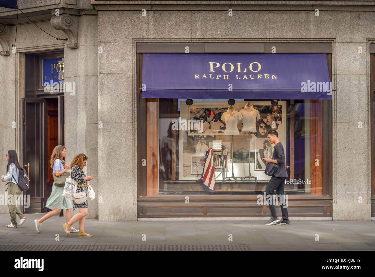 Polo Ralph Lauren, Regent St, London, England, Grossbritannien Stock Photo  - Alamy