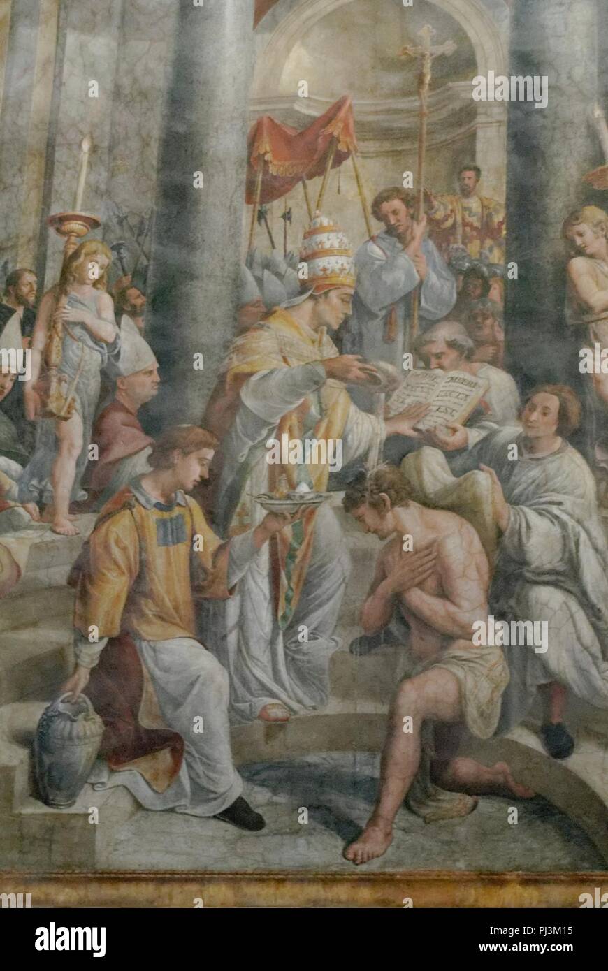 Prince Raphael Baptism of Constantine Raphael detail Stock Photo - Alamy
