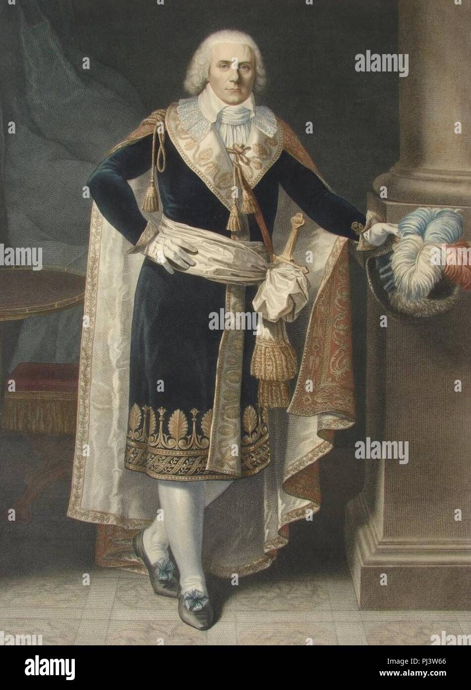Paul François Jean Nicolas vicomte de Barras (1755–1829) Stock Photo