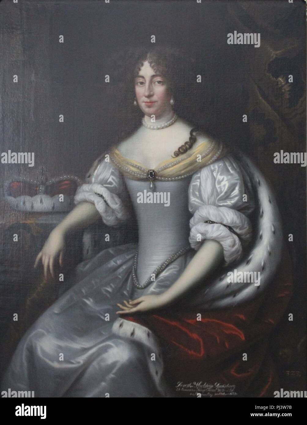 Baen, Jean de - Kurfürstin Dorothea Sophie von Schleswig-Holstein-Sonderburg-Glücksburg - Schloss Caputh. Stock Photo