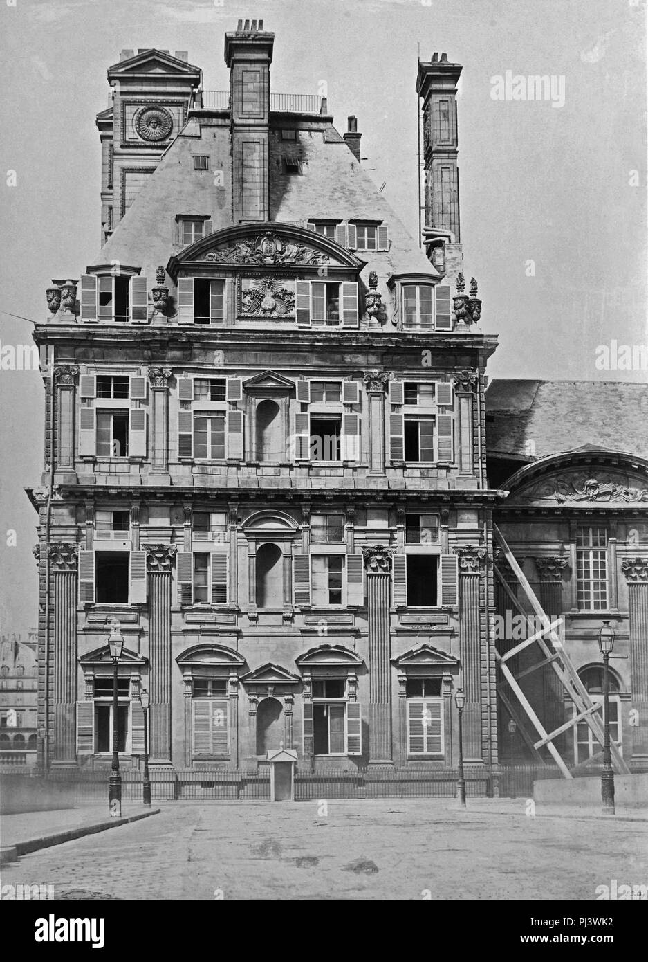 Baldus 1861 Pavillon de Flore – Musée Carnavalet – vergue(dot)com (adjusted). Stock Photo