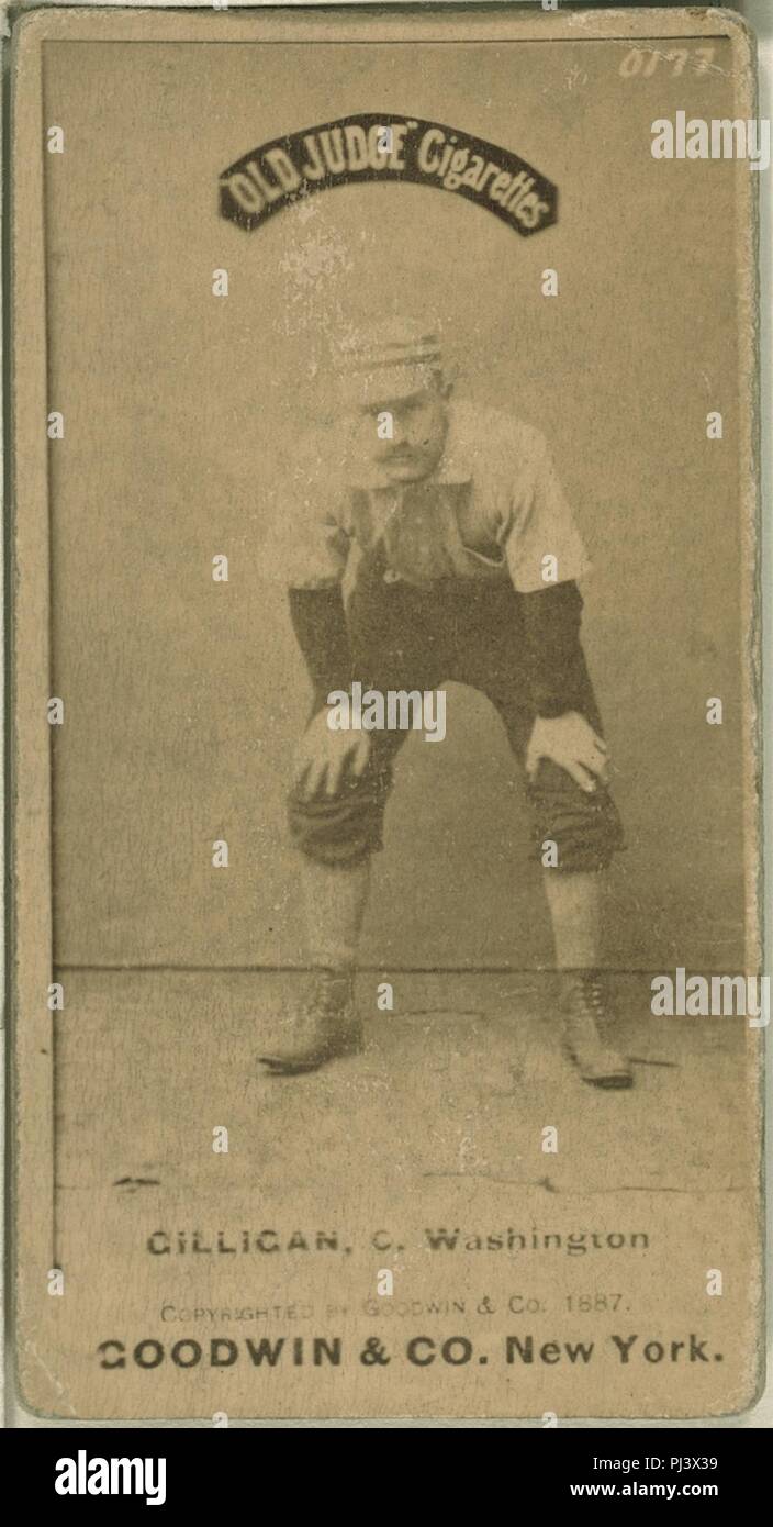 Barney Gilligan, Washington Statesmen, baseball card portrait Stock Photo
