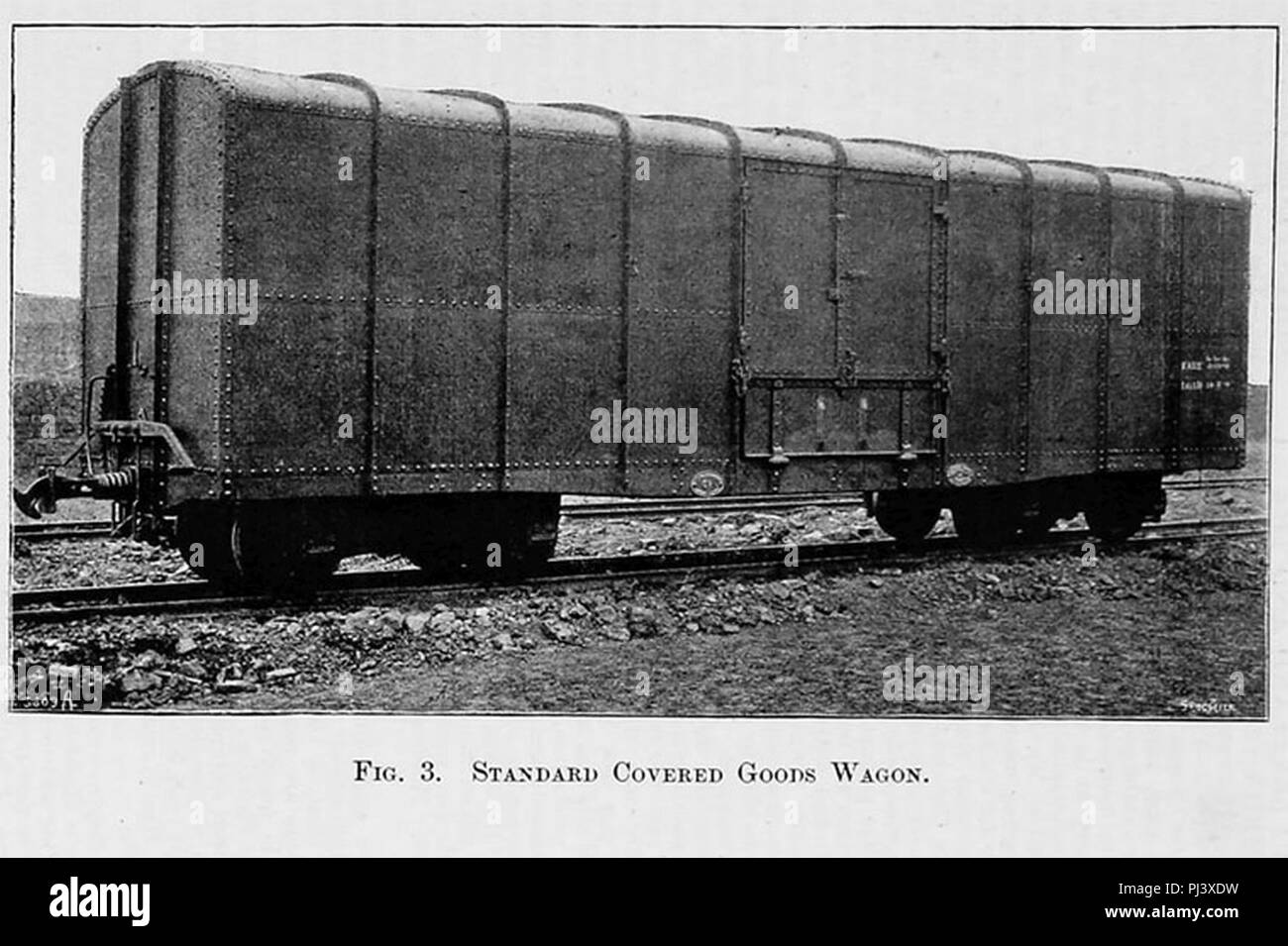 Covered railway wagon Black and White Stock Photos & Images Alamy