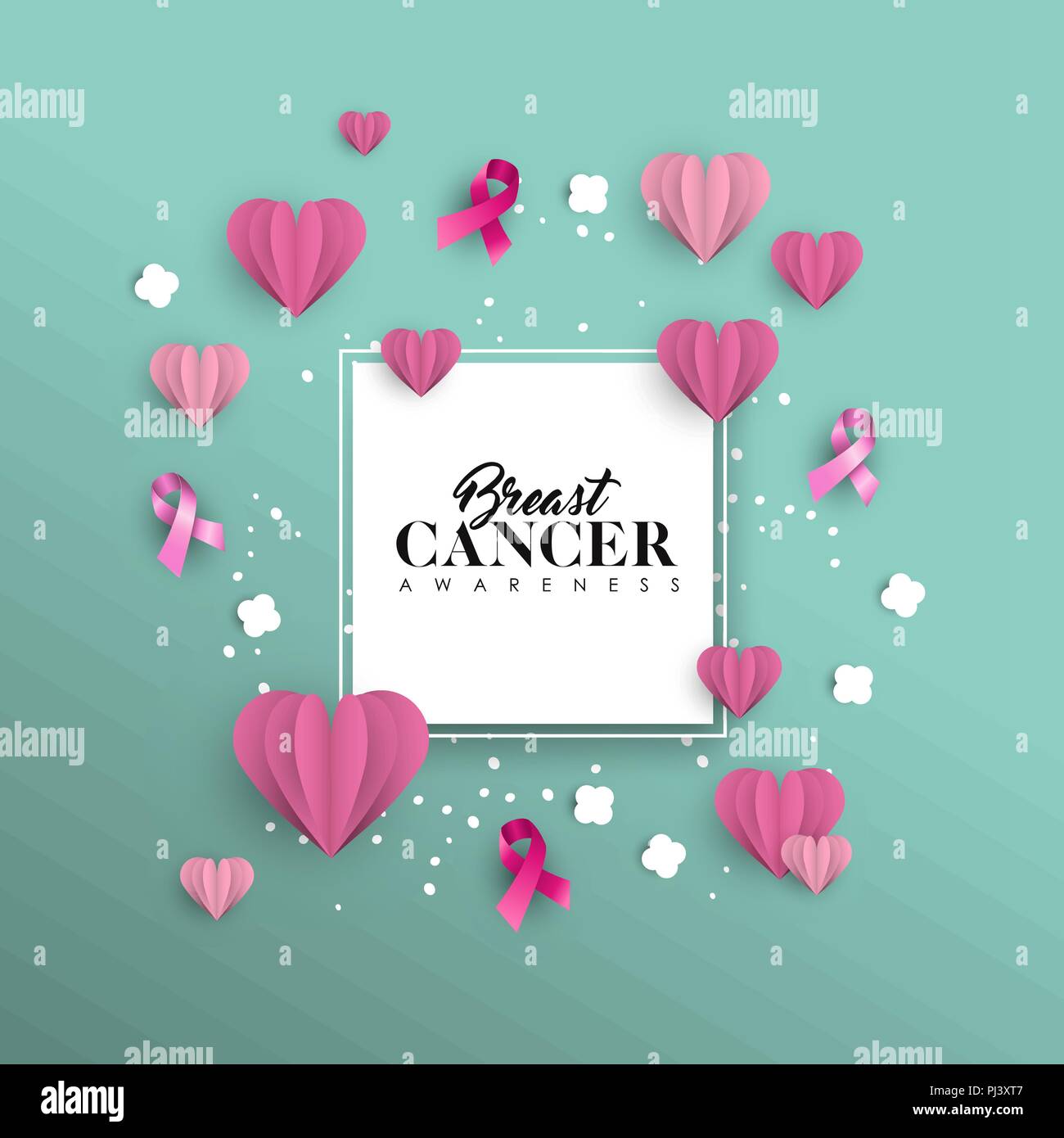 Breast cancer awareness quote t-shirt design template vector
