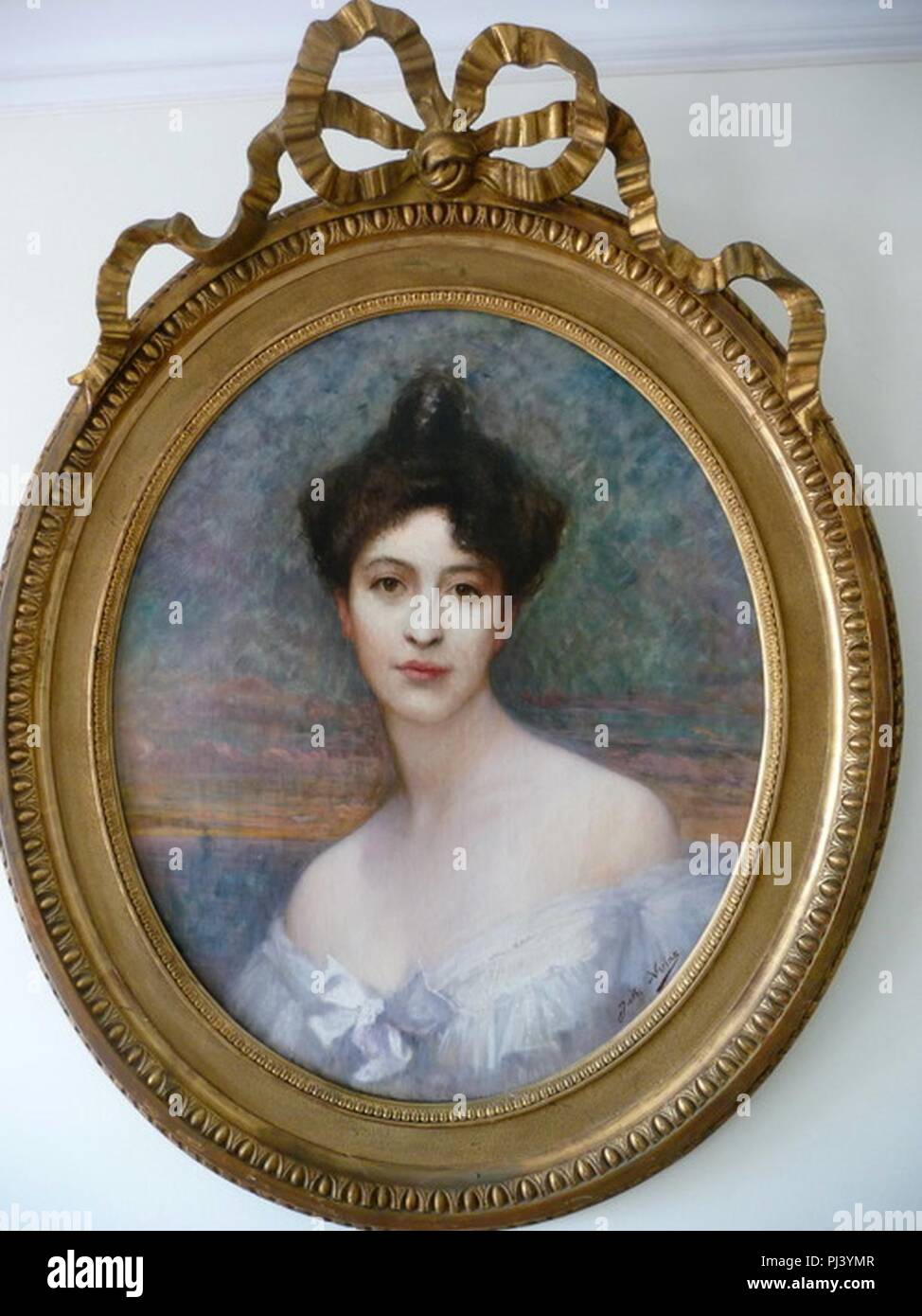 Aviat - Portrait de Madame Denise Serratrice (c 1905). Stock Photo