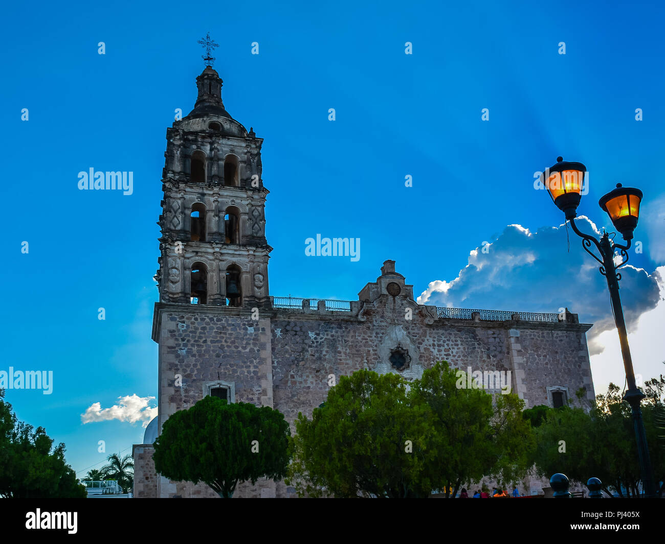 Immaculate Conception Church - Alamos, Sonora, Mexico Stock Photo