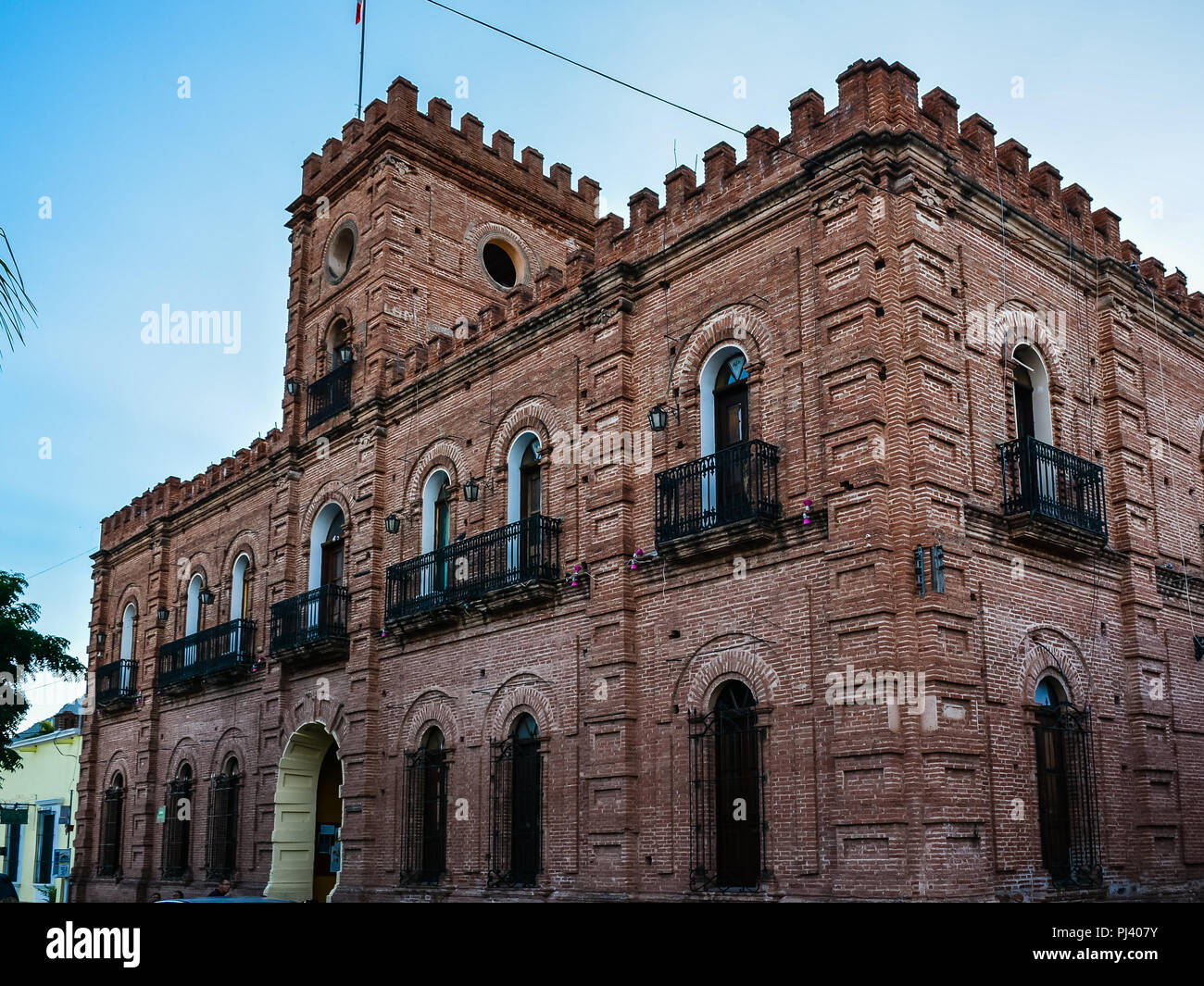 Municipal Building of Alamos, Mexico Stock Photo