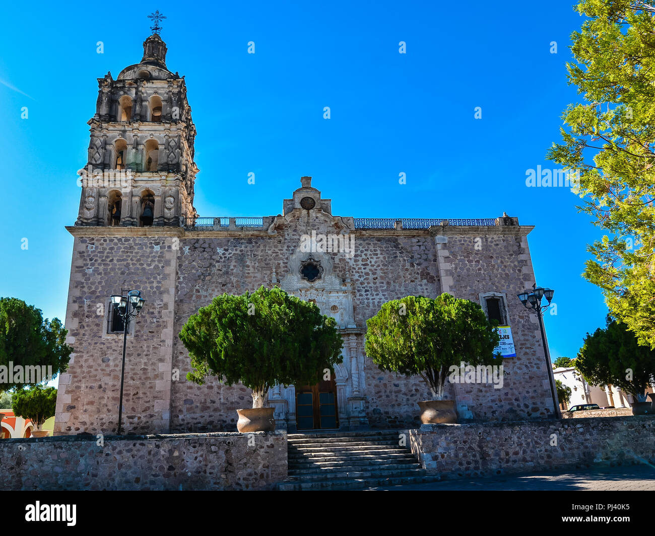 Immaculate Conception Church - Alamos, Sonora, Mexico Stock Photo