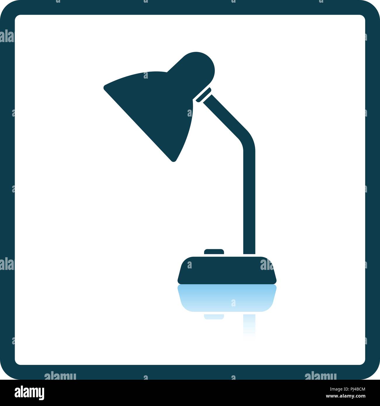 Lamp icon. Shadow reflection design. Vector illustration Stock Vector ...