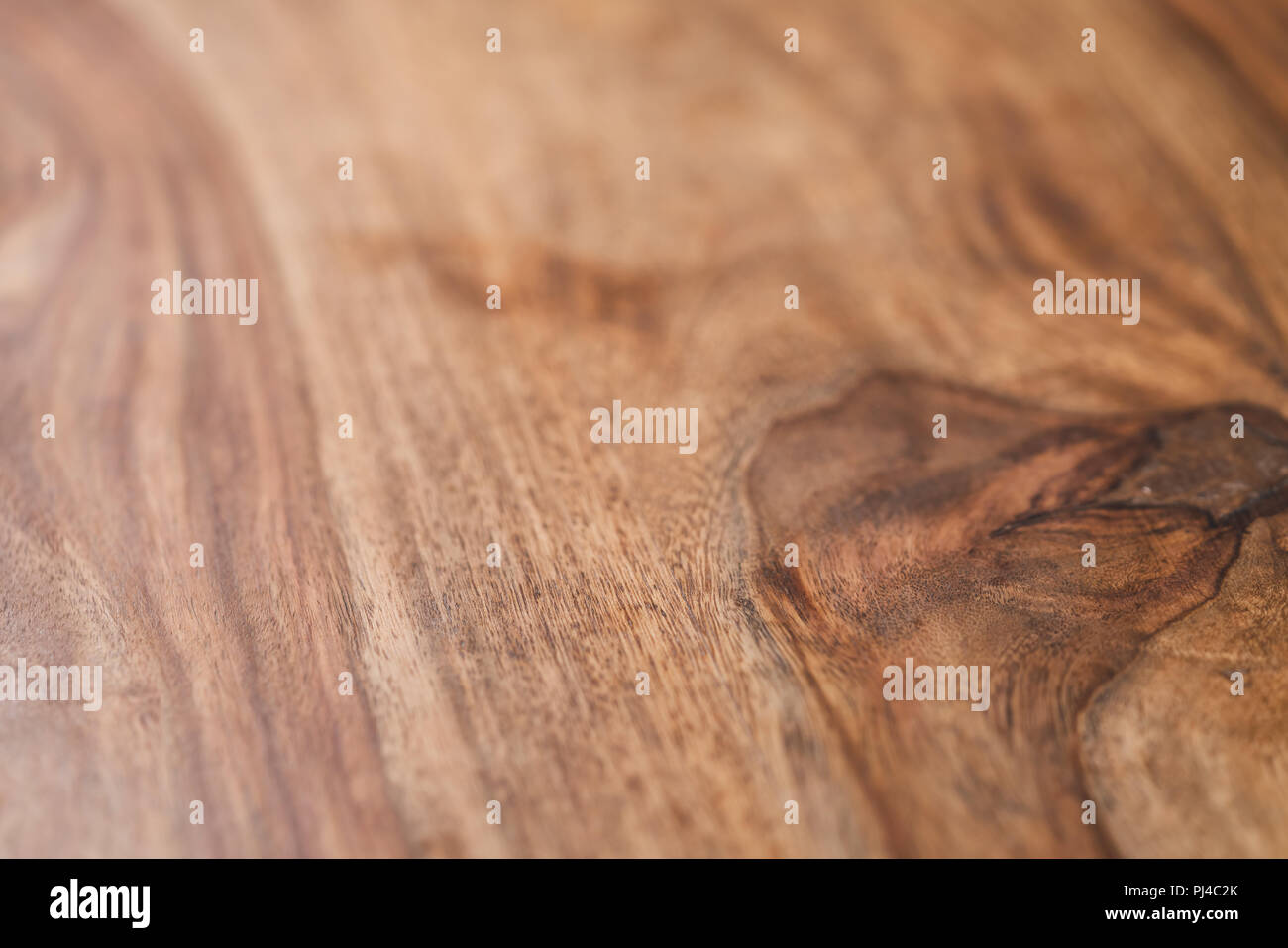 Close-up rosewood empty table Stock Photo
