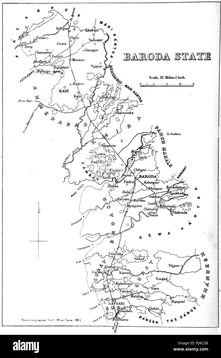 Baroda state Black and White Stock Photos & Images Alamy