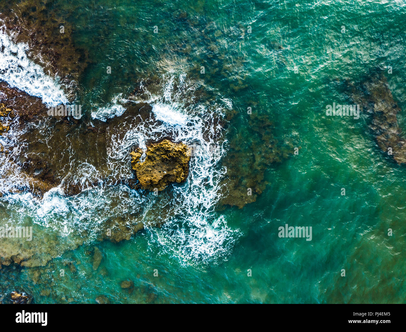Aerial shot blue ocean sun hi-res stock photography and images - Alamy