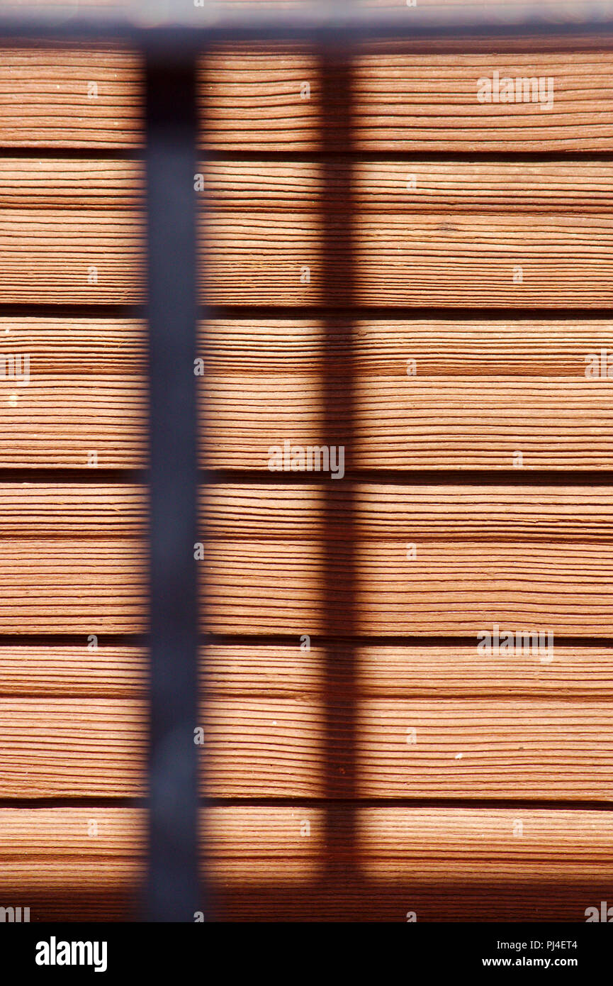 Image with pattern of horizontal lines with two vertical lines crossing the first pattern Stock Photo