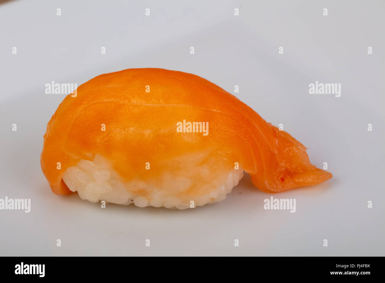 Japanese traditional sushi with salmon Stock Photo - Alamy