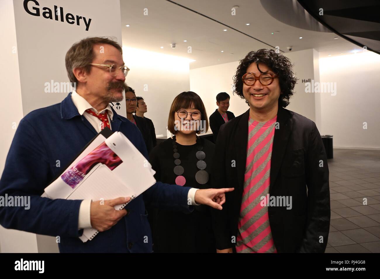 Japan house London Presents Biology Of Metal : Metal Craftsmanship in Tsubame-sanjo Stock Photo