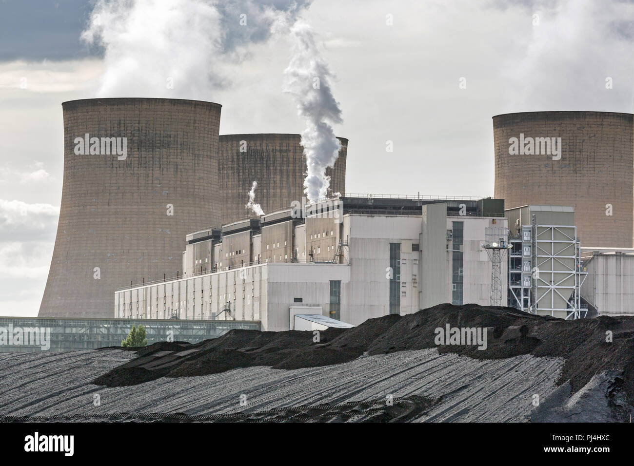 Ratcliffe on Soar Coal Fired Power Station in Nottinghamshire Stock Photo