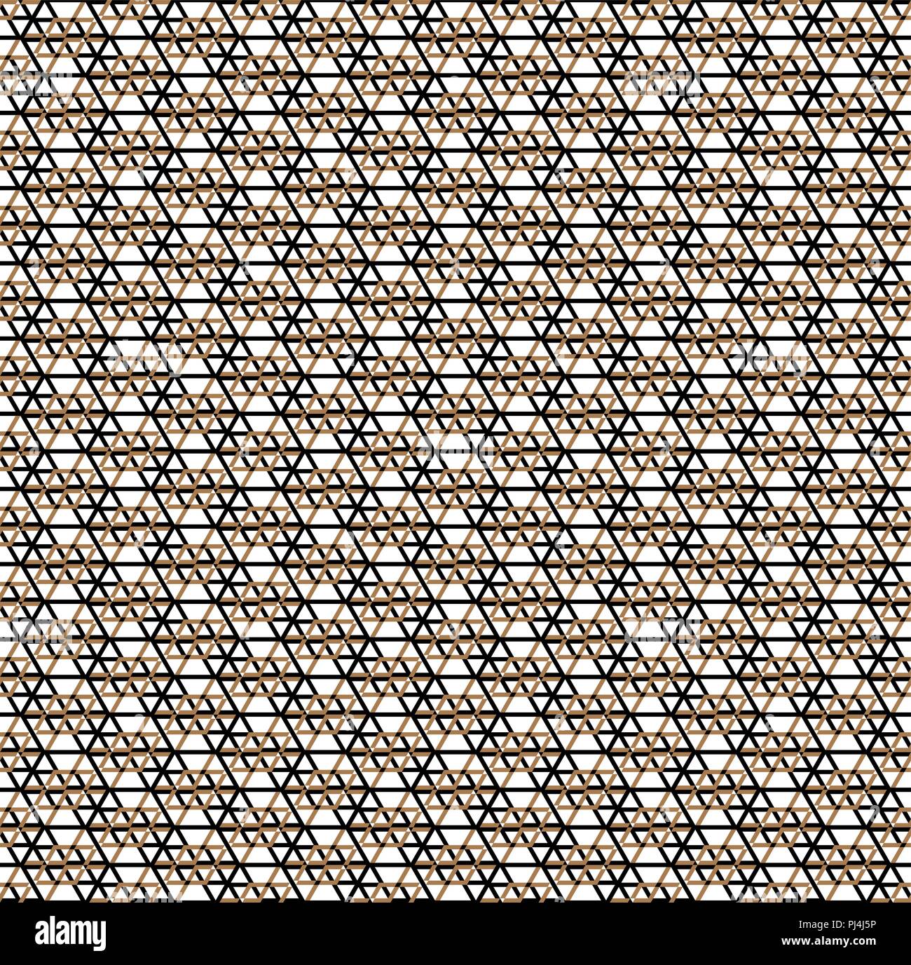 Honeycomb seamless hexagons pattern background vector and illustration Stock Vector