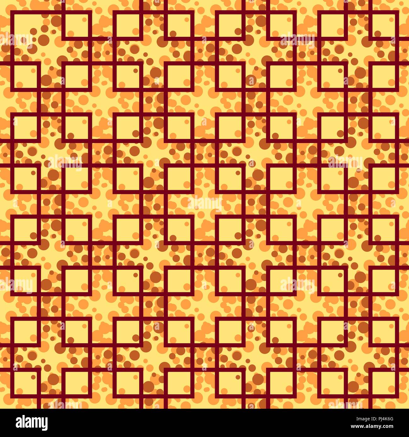 Seamless Background, Abstract Tile Geometric Pattern with Squares and