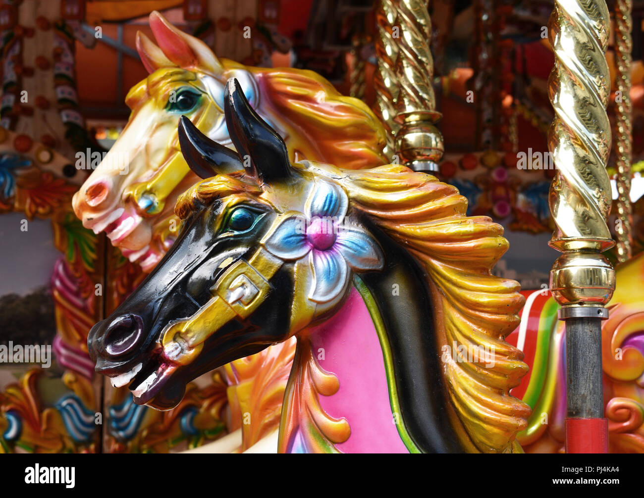 Carousel horse horses hires stock photography and images Alamy