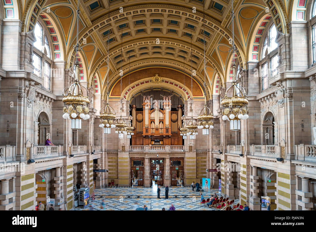 Kelvingrove Art Gallery and Museum in Glasgow Scotland UK Stock Photo