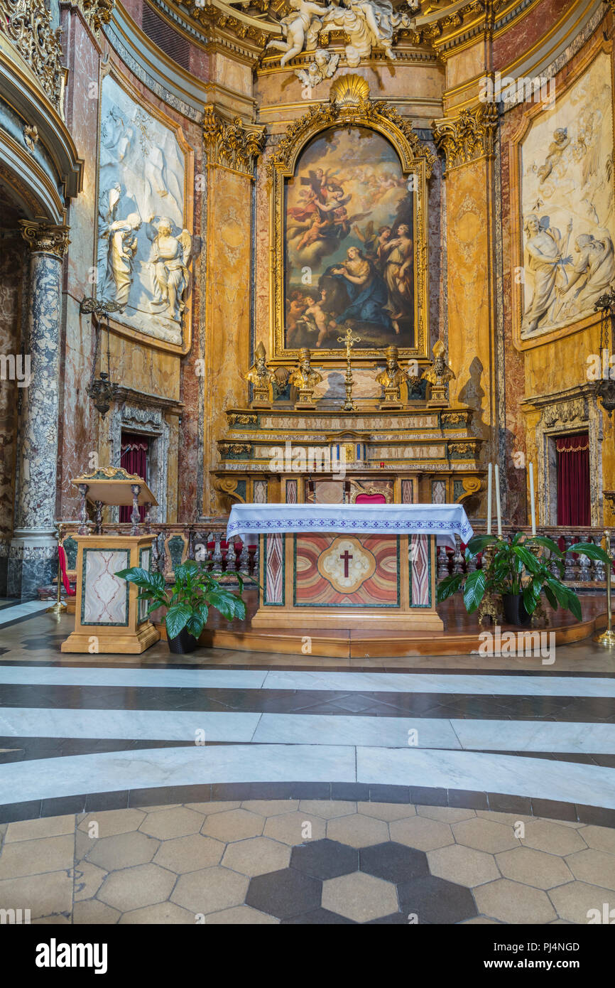 Church of santa maria maddalena in campio marzio hi-res stock ...