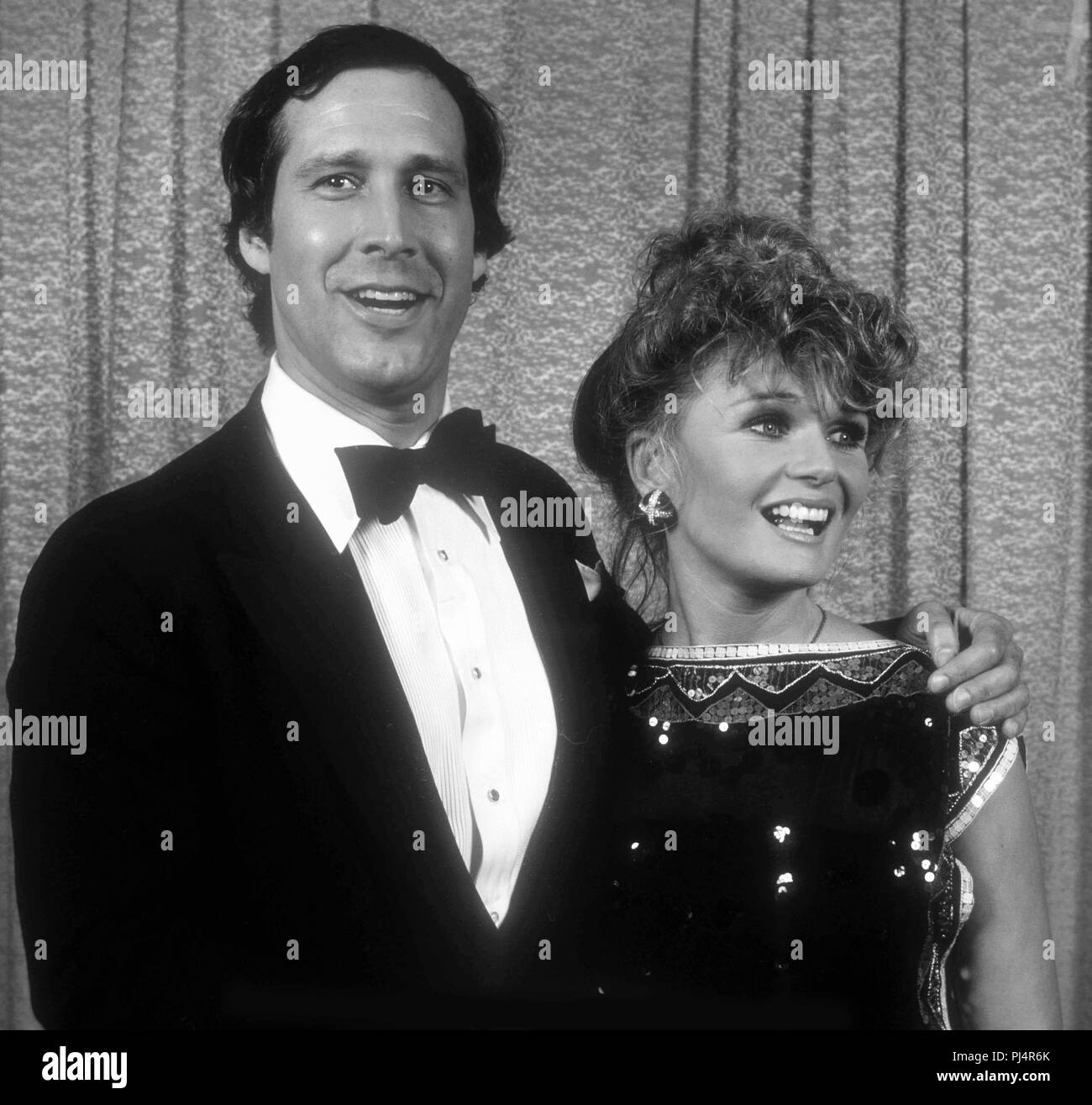 Chevy Chase Valerie Perrine in 1985 Photo By Adam Scull/PHOTOlink.net Stock Photo