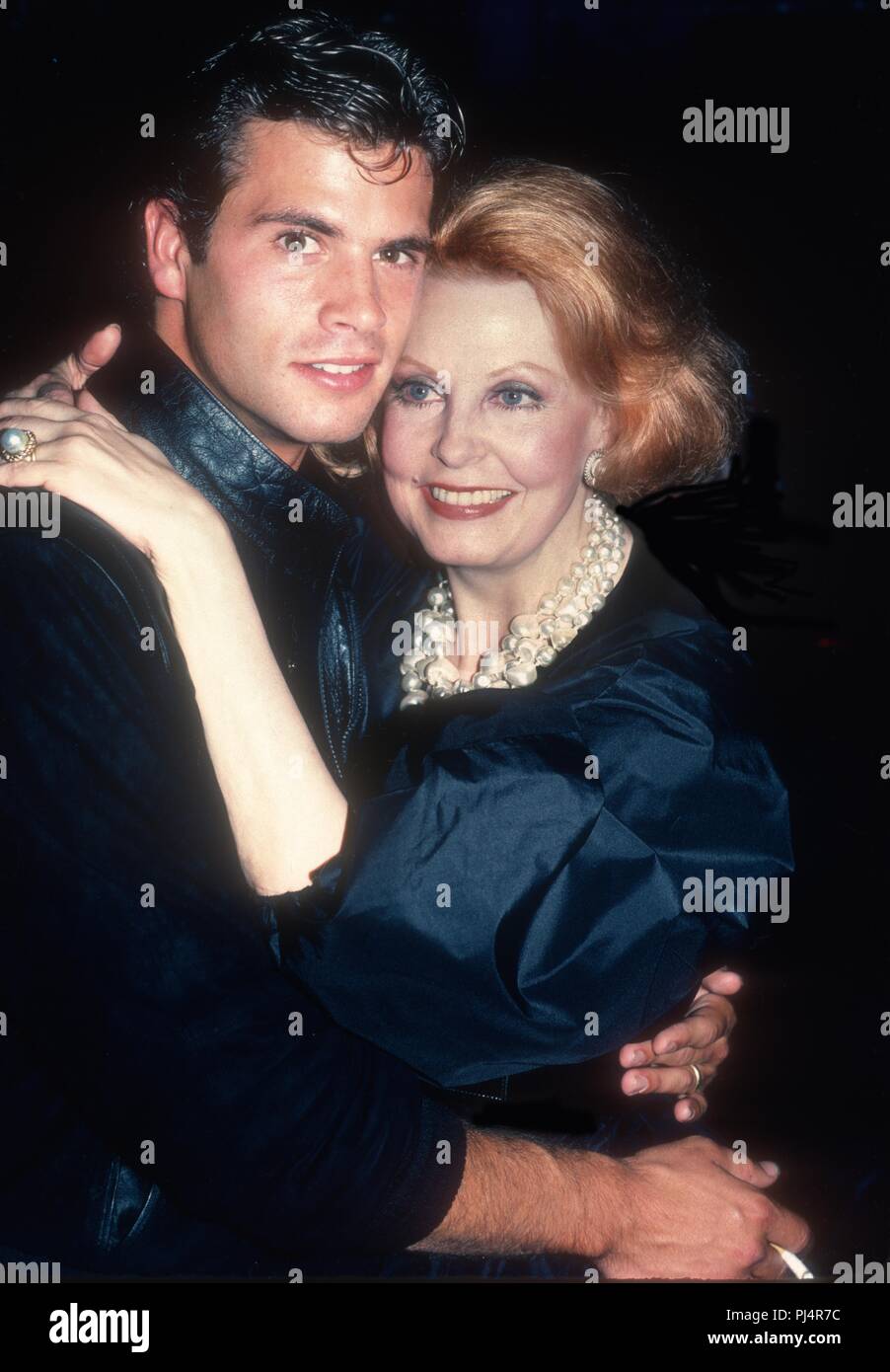 Lorenzo Lamas and mother Arlene Dahl in 1982 Photo By Adam Scull/PHOTOlink.net Stock Photo