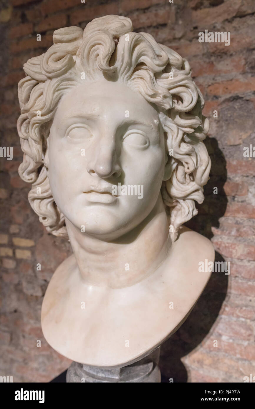 Portrait of Alexander-Helios, Rome, Lazio, Italy Stock Photo - Alamy