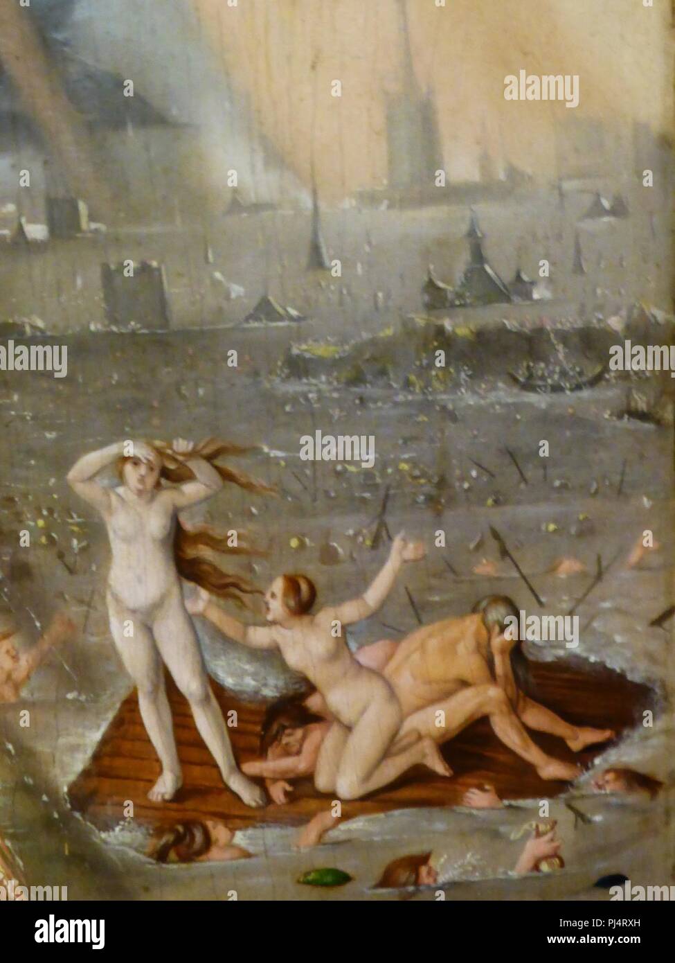 Baldung, Hans — Die Sintflut — 1516 — upper right — Hi res. Stock Photo
