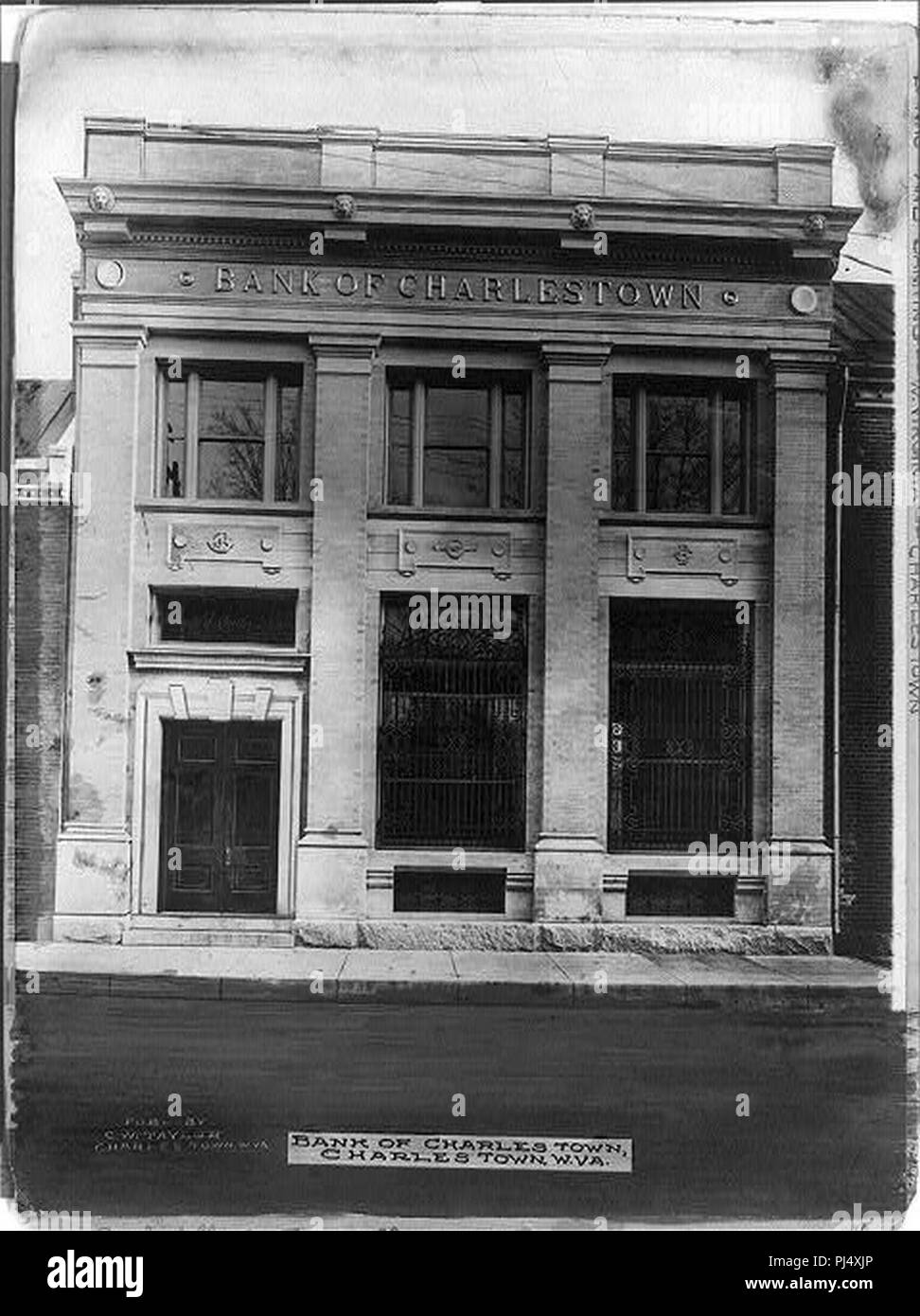 Bank of Charlestown, Charlestown, W.Va. Stock Photo