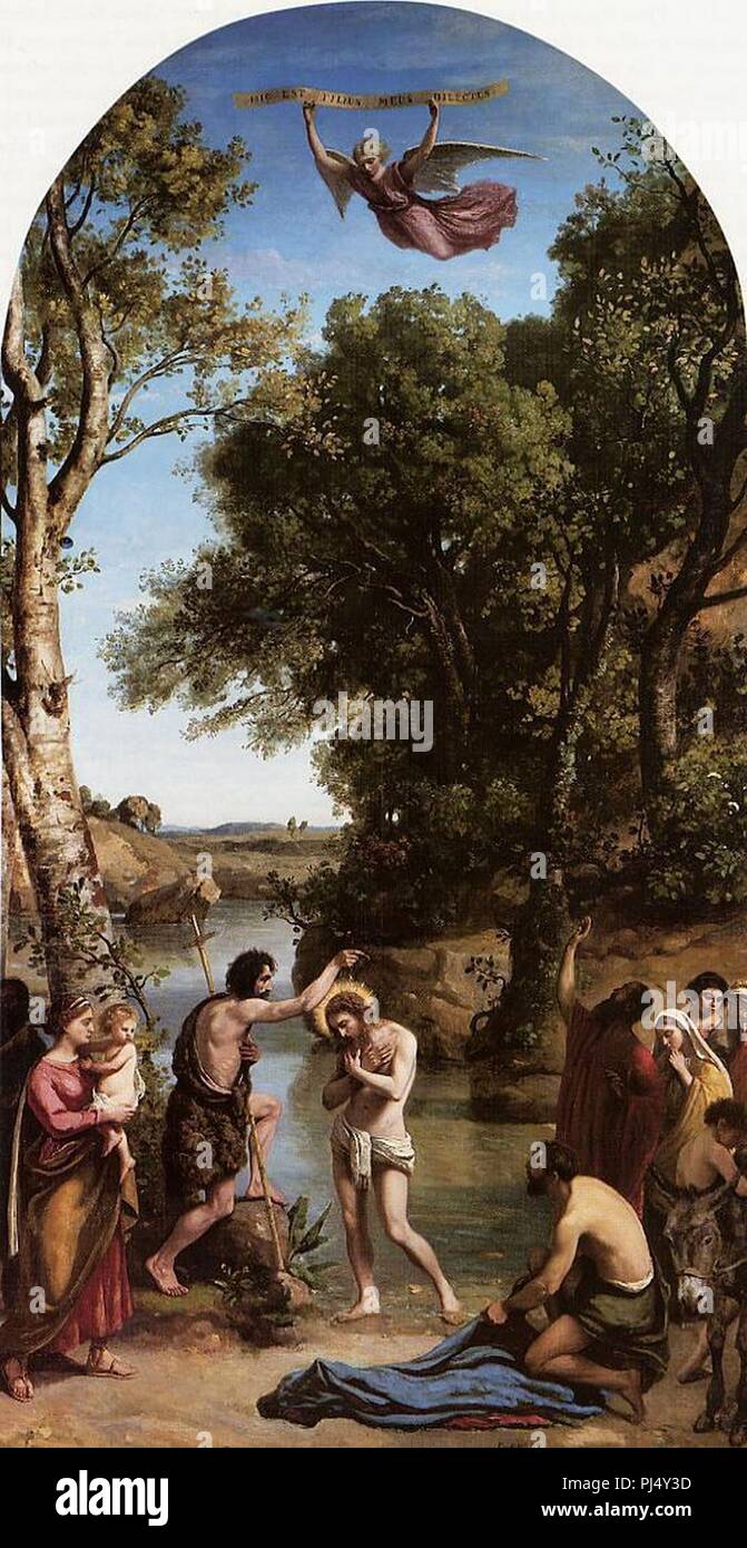 Bapteme du Christ Stock Photo Alamy