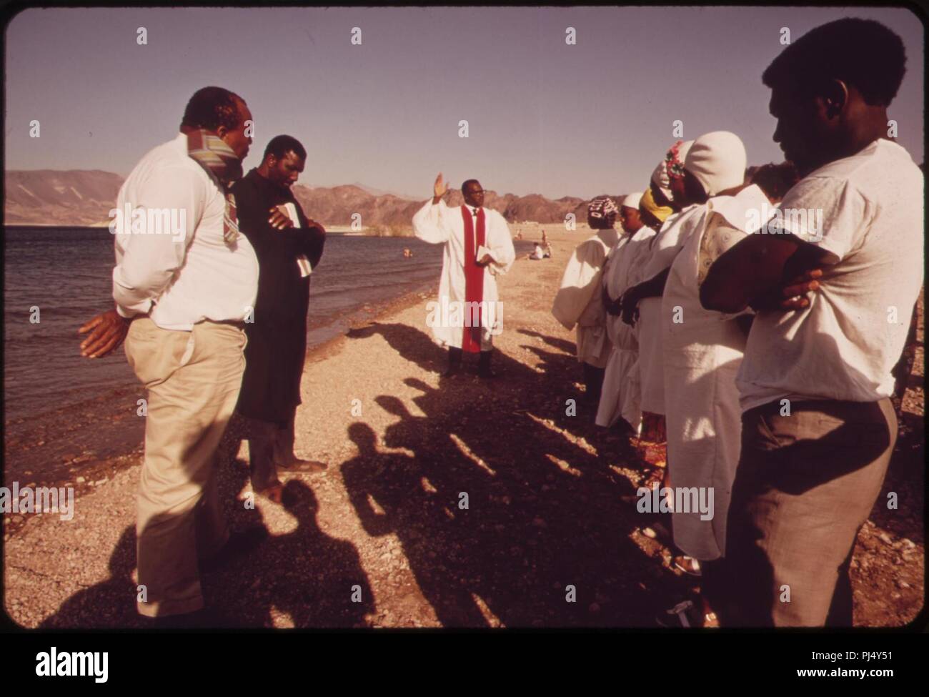 Baptismceremonyperformedbymembersofnorthlasvegaschurchofgod