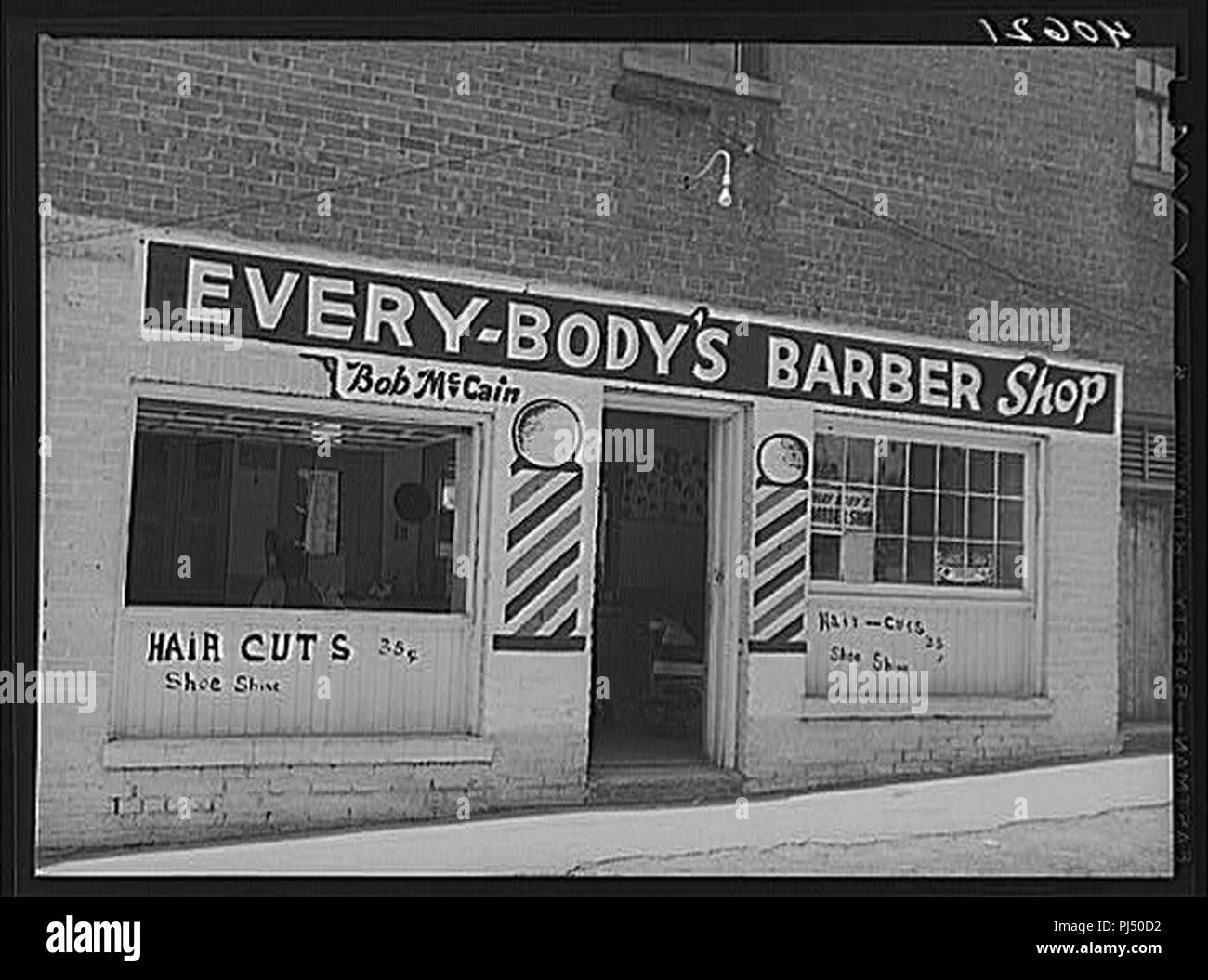 Barber Shop Durham North Carolina Stock Photo Alamy