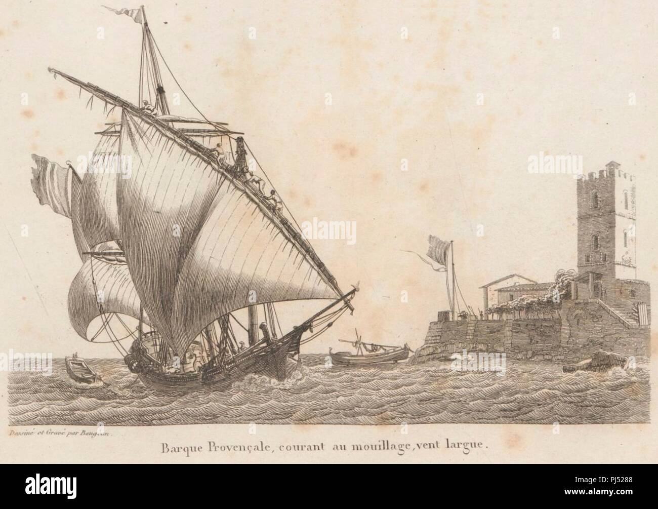 barque-proven-ale-arm-e-au-d-but-du-xixeme-si-cle-stock-photo-alamy
