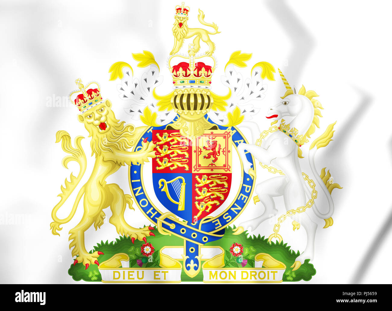 Royal coat of arms britain illustration hires stock photography and